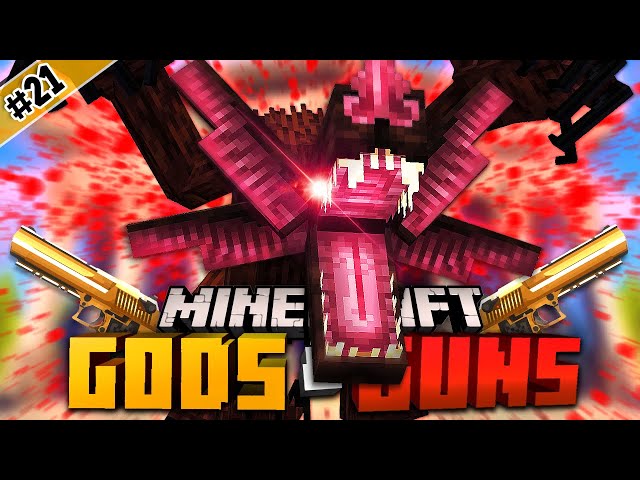 ตะลุยถ้ำไร้ตะวัน! ประชันสัตว์ร้ายจากนรก!? | Minecraft Gods and Guns EP.21