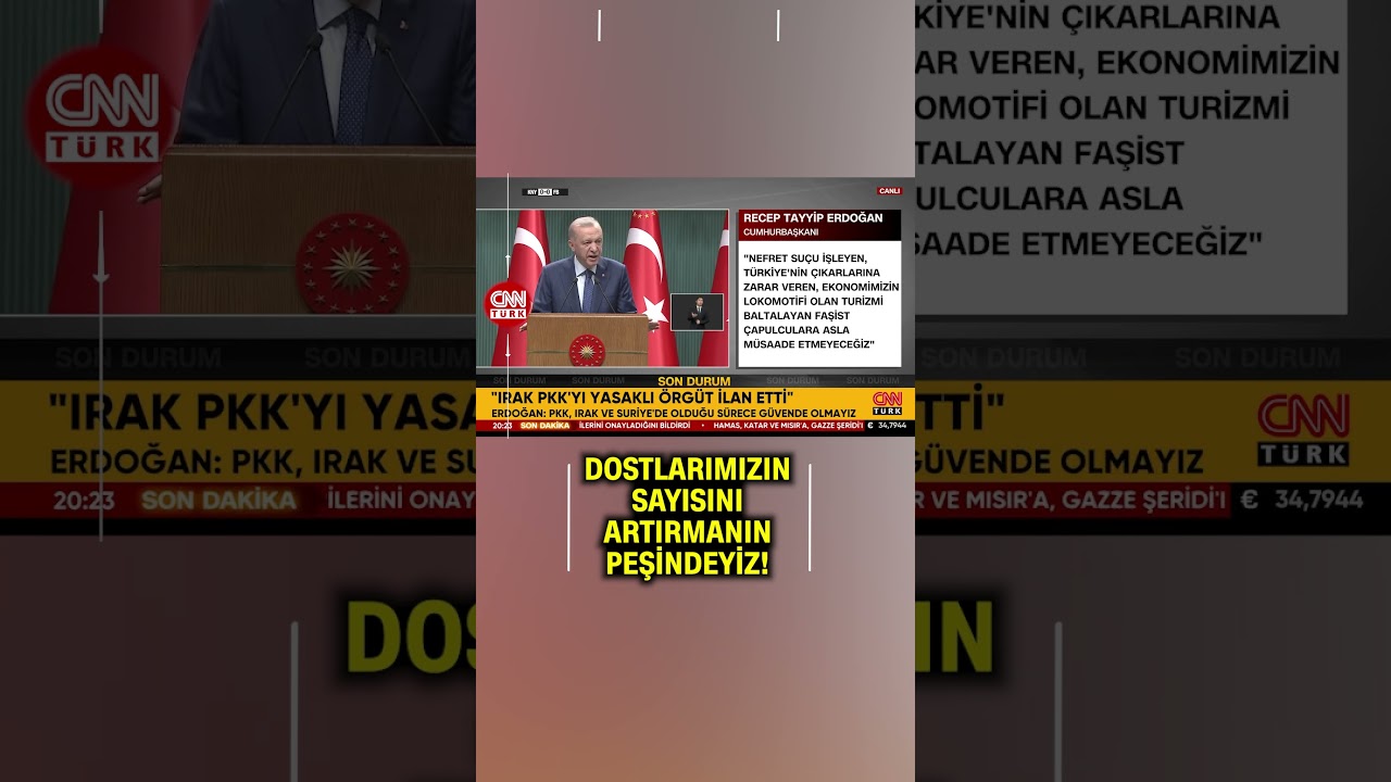Cumhurbaşkanı Erdoğan: "Dostlarımızın Sayısını Artırmanın Peşindeyiz..."
