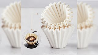 Pratinjau video produk One Two Cups Kertas Saringan Kopi Wave Filter Paper V60 100 PCS 250mm 8-12 Cups - AR1