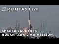 LIVE: SpaceX launches Nusantara Lima mission | REUTERS