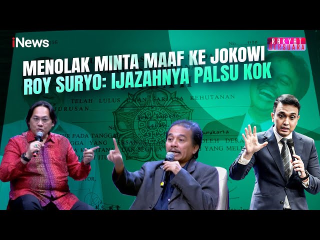 Kejutan! Farhat Abbas Anggap Kasus Ijazah Palsu Malah Menguntungkan Jokowi | Rakyat Bersuara