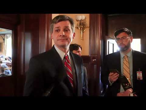 screenshot of youtube video titled S.C. Senate Majority Leader Shane Massey on White House's Push for S.C. Congressional Redistricting