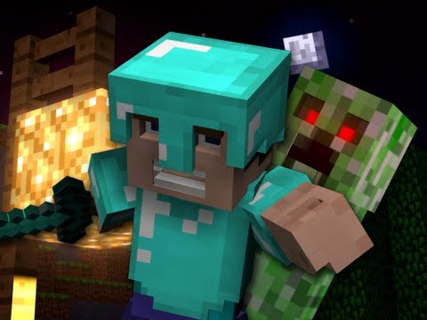 Upload mp3 to YouTube and audio cutter for Revenge - A Minecraft Parody of Usher's DJ Got Us Fallin' In Love (Music Video) download from Youtube