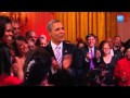 President Obama Sings  Sweet Home Chicago