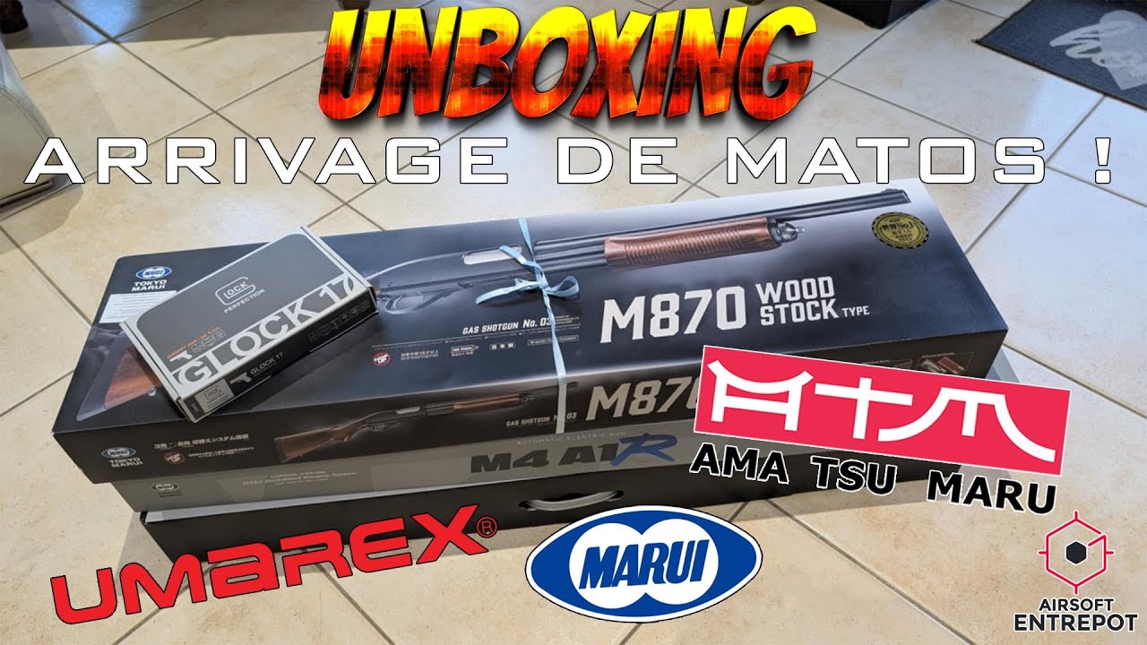 UNBOXING AIRSOFT - ARRIVAGE DE MATOS ! (Déballage colis Airsoft Entrepot) Feat Le Stagiaire [FR]