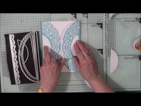 Half Teardrop Card Making Magic Die Set Designer Card Fronts