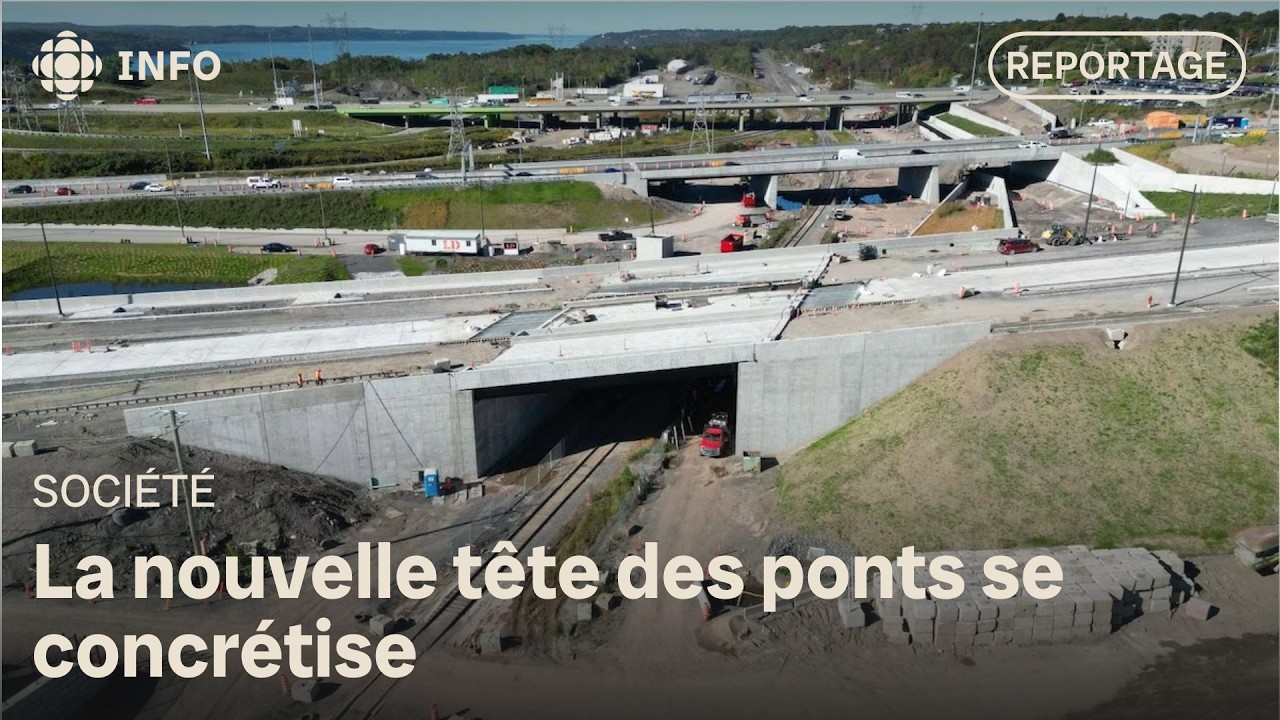 Le ministère des Transports dévoile l'avancement du chantier de 477 M$ à la tête des ponts