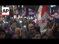 Georgians continue protests over media freedom law on Independence Day