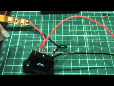 How to wire a LED Rocker Switch - YouTube 120v led wiring diagram 