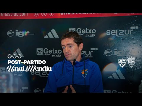 UNAI MENDIA (Entrenador Teruel) Arenas Club 2-0 CD Teruel / Jor. 4 - Segunda Rfef / Gr 2