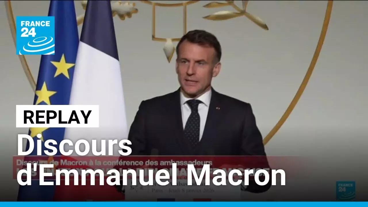 REPLAY - Discours d'Emmanuel Macron : "Nous sommes dans un monde qui se dérègle" • FRANCE 24