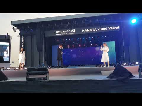 060418 SMTOWN LIVE WORLD TOUR in Dubai Kangta ft Seulgi and Wendy - Doll