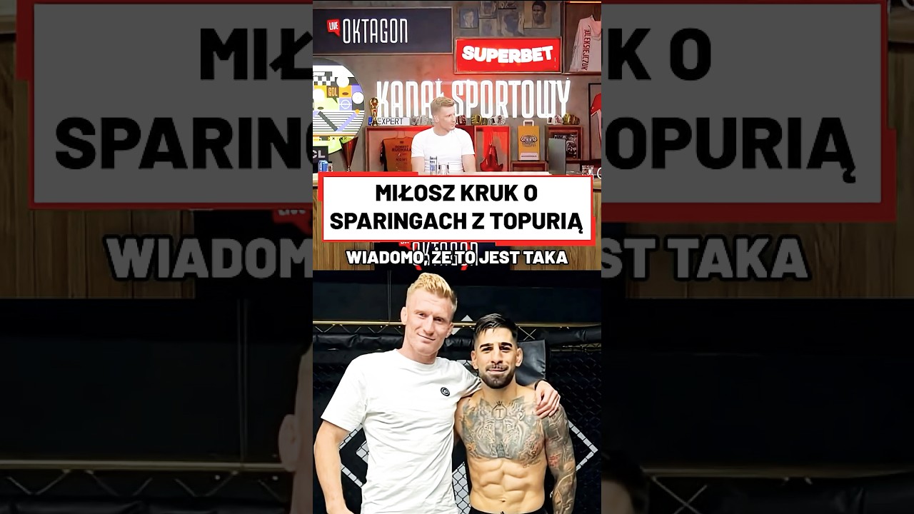 Oktagon live | miłosz kruk o sparingach z ilią topurią #shorts