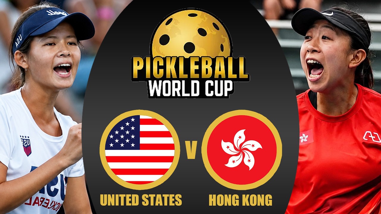 Pickleball World Cup Final | USA vs Hong Kong | Women’s, Men’s & Mixed Doubles Highlights