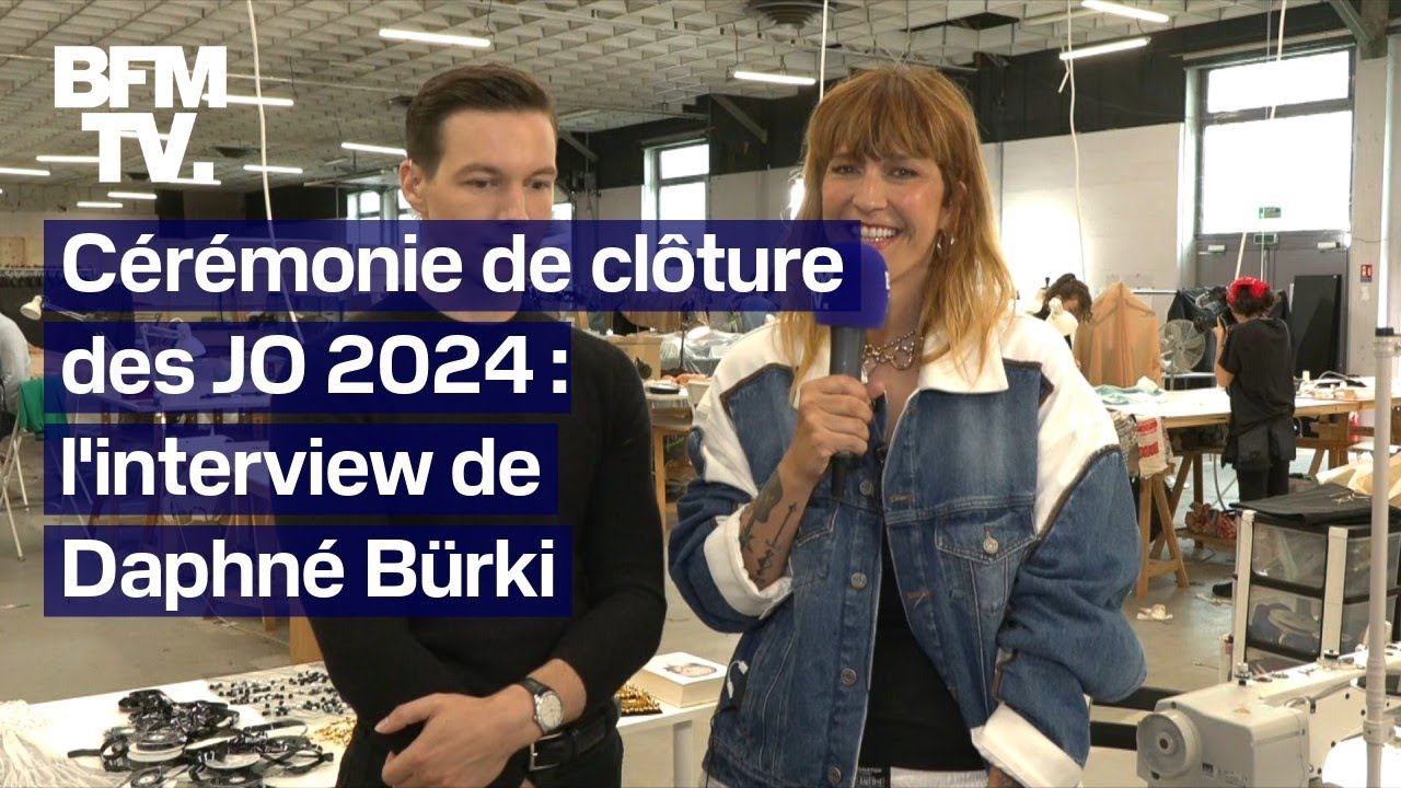 Cérémonie de clôture des JO: l'interview de Daphné Bürki