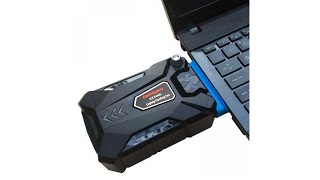 Taffware ICE FAN 3 Universal Laptop Vacuum Cooler - Black - 1
