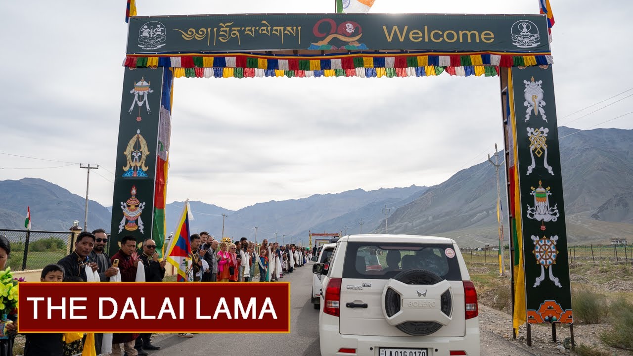 His Holiness the Dalai Lama Arrives in Zanskar
