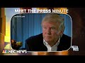 Meet the Press Minute: Trump expresses support for affirmative action in 2015