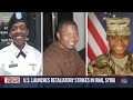 U.S. begins retaliatory strikes in Iraq and Syria as slain soldiers arrive home  - 02:54 min - News - Video