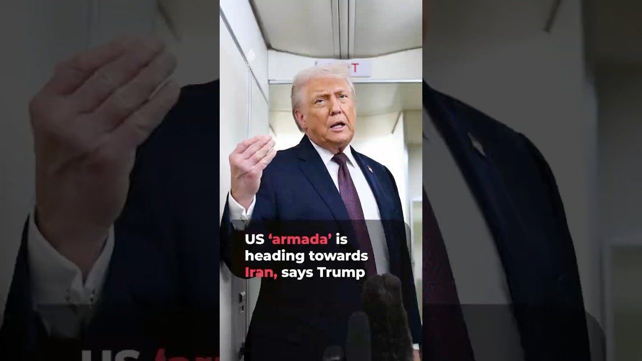 Trump says ‘armada’ of US warships is heading towards Iran