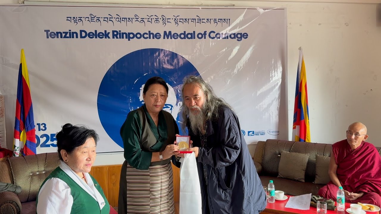 Hungkar Dorje Rinpoche Posthumously Awarded 2025 Tenzin Delek Rinpoche Medal of Courage