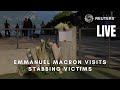 LIVE: French President Emmanuel Macron visits injured at Annecy hospital