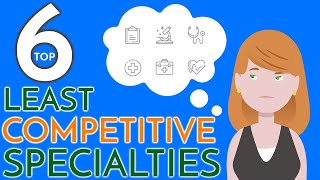6 EASIEST Doctor Specialties | Least Competitive Residency Programs