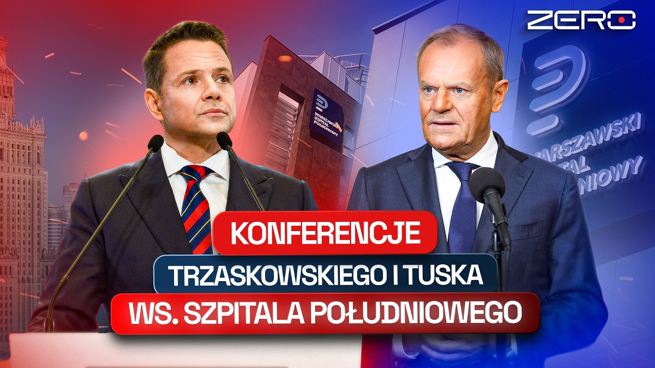 KONFERENCJA TRZASKOWSKIEGO I TUSKA