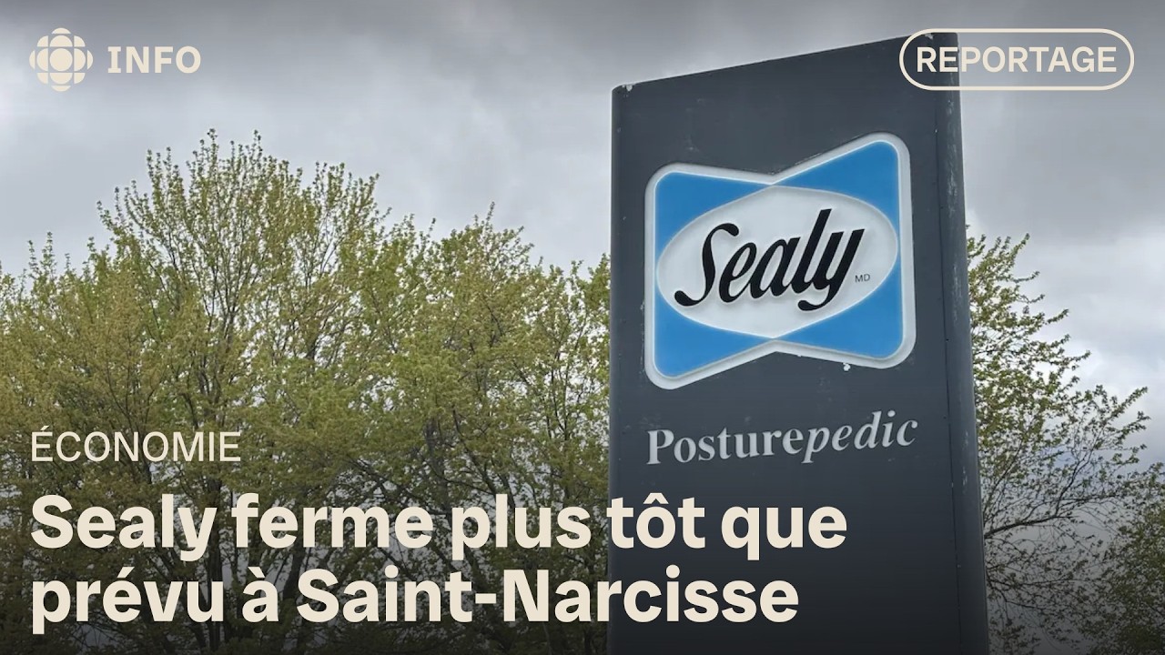 Fermeture de l'usine Sealy à Saint-Narcisse : les employés mis à la porte plus tôt que prévu