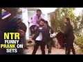 Jr NTR's exclusive fun moments on Nannaku Prematho Sets -Video