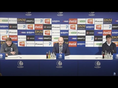 Persconferentie na KAA Gent - Belisia Bilzen SV