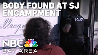 Man's body found in RV as crews clear San Jose encampment