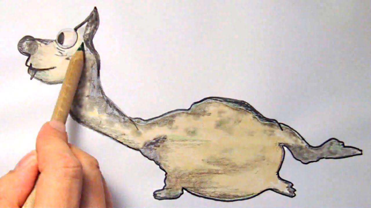 Dinosaurier, zeichnen für Anfänger (Dinosaurs, drawing for beginners