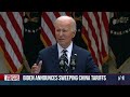 Biden Administration announces higher tariffs on Chinese EVs, other products  - 01:54 min - News - Video