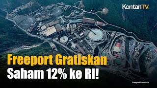 Freeport Serahkan Saham 12% ke Indonesia Gratis!