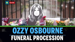 🔴Ozzy Osbourne's Funeral LIVE:Thousands honour Ozzy Osbourne at UK hometown funeral procession