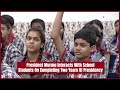 President Droupadi Murmu Interacts With School Students On Completing 2 Years Of Presidency  - 18:59 min - News - Video