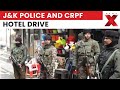 J&K Police and CRPF Conduct Joint Operation, Verification Drive Across Hotels Underway