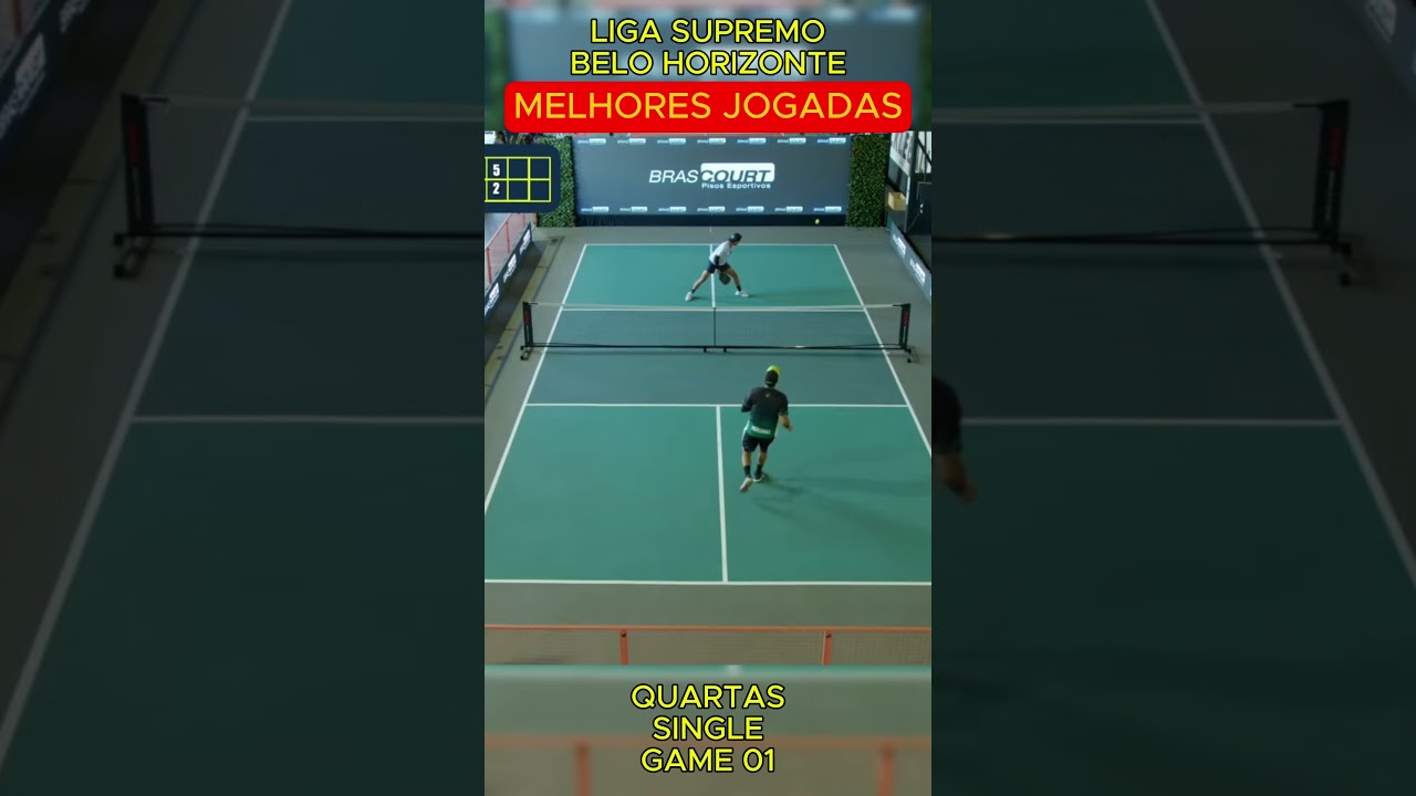 QUARTAS SINGLE MASCULINA - ETAPA LIGA SUPREMO DE PICKLEBALL BELO HORIZONTE (GAME 01)