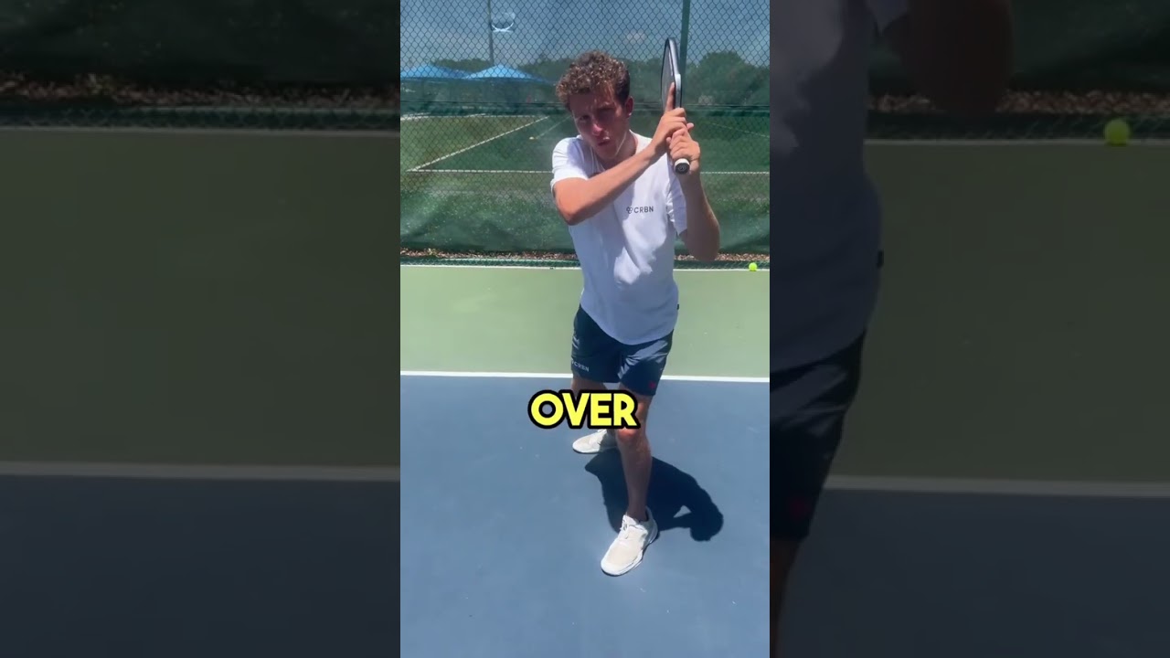 Two handed backhand pickleball tip!