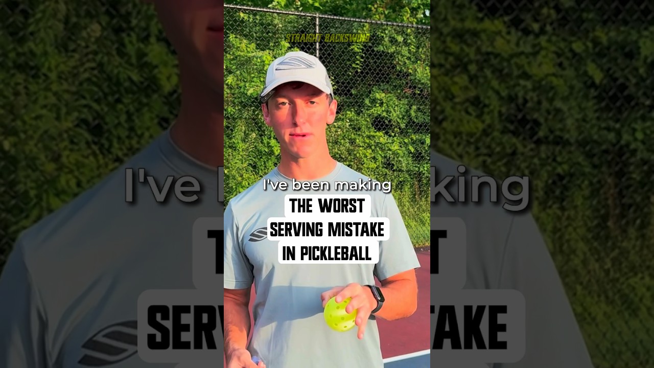 The Worst Serving Mistake In Pickleball🤫