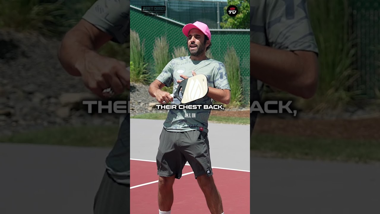 Pickleball coach Jarrett Chirico will show a drill called: 3 Shots to Get to the Kitchen 🖖