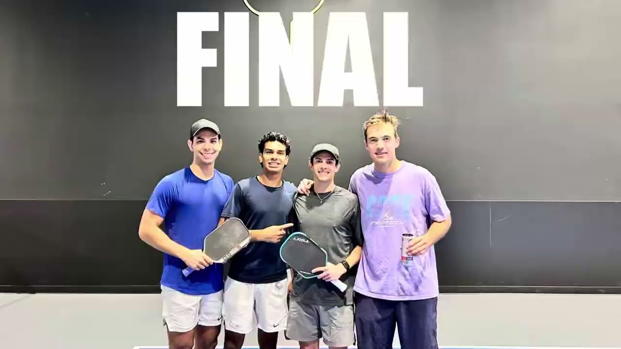 $2350+, FINAL, Dallas Men’s Pickleball Moneyball, George/Gianni vs Eshaan/Ed Garcia