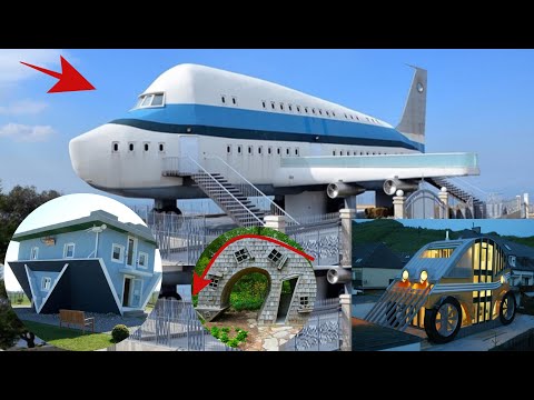 the most incredible house structures everd build . #plane house