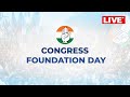 LIVE: Flag hoisting by Congress President Mallikarjun Kharge | Congress 139th Foundation Day