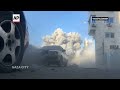 Israel destroys high-rise building in Gaza City after evacuation orders  - 01:06 min - News - Video