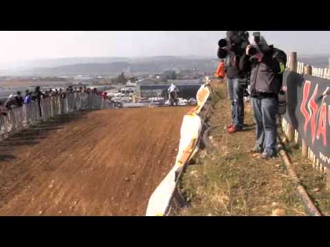 Great battle in first moto MX2 in Valence 