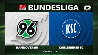 Hannover 96 vs. Karlsruher SC | Matchday 14 — Bundesliga 2 2025/26