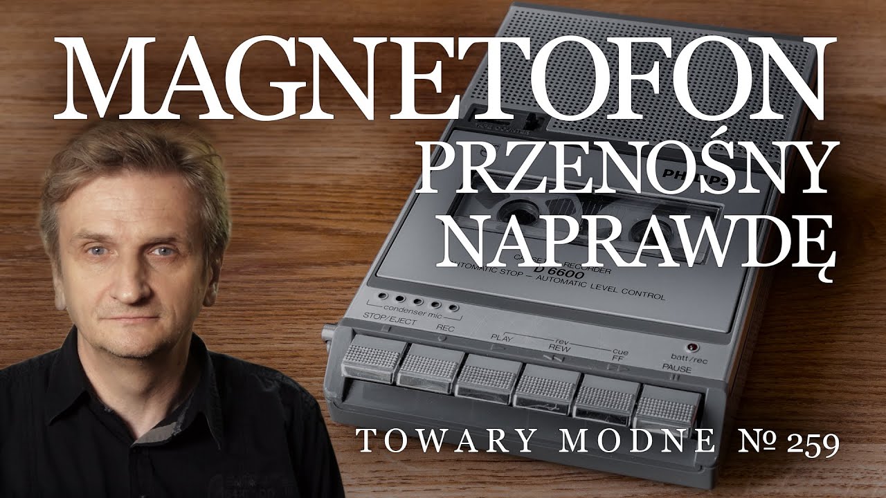 Philips D6600 - magnetofon przenośny naprawdę [TOWARY MODNE 259]