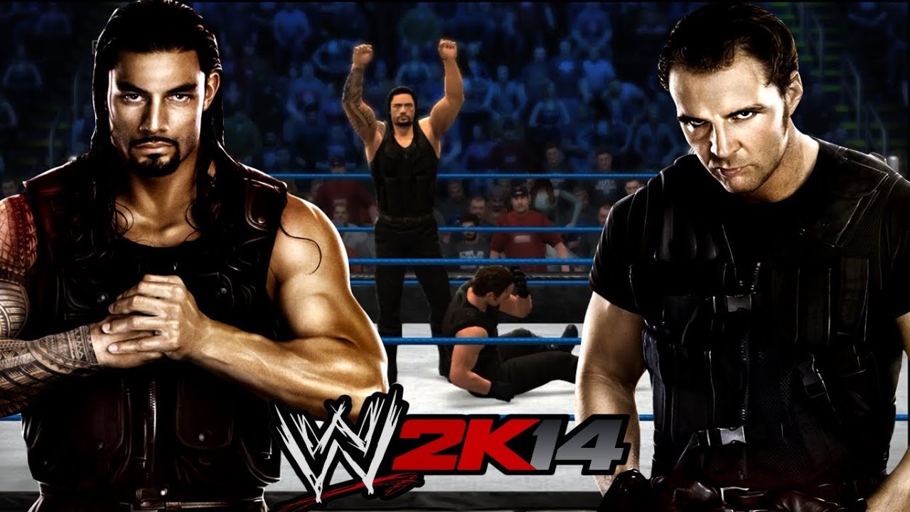 WWE 2K14 - Dean Ambrose vs Roman Reigns Online Match, Roman Reigns Face ...